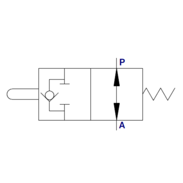 Limiting valve (limit switch), type VF-NA-VU